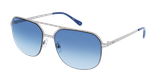 LUNETTES DE SOLEIL homme GANZO noir/gris - Vue de face