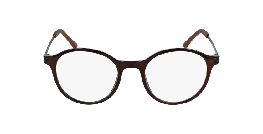 Óculos graduados senhora MAGIC 37 BR BLUEBLOCK - BLOQUEIO LUZ AZUL castanho - Vista de frente