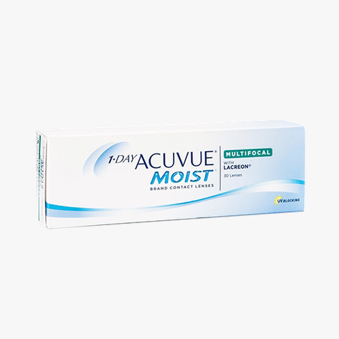 Lentilles de contact 1 Day Acuvue® Moist® Multifocal 30L Vue de face