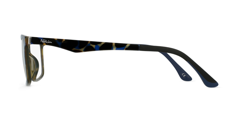 Óculos graduados homem MAGIC 32 TO02 BLUEBLOCK - BLOQUEIO LUZ AZUL tartaruga
/azul - Vista lateral