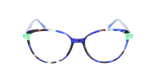 LUNETTES DE VUE femme MAGIC280 bleu - Vue de face