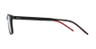 LUNETTES DE VUE homme MAGIC DAMIEN noir/rouge - Vue de face