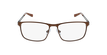 Óculos graduados homem Germain br (Tchin-Tchin +1€) castanho - Vista de frente