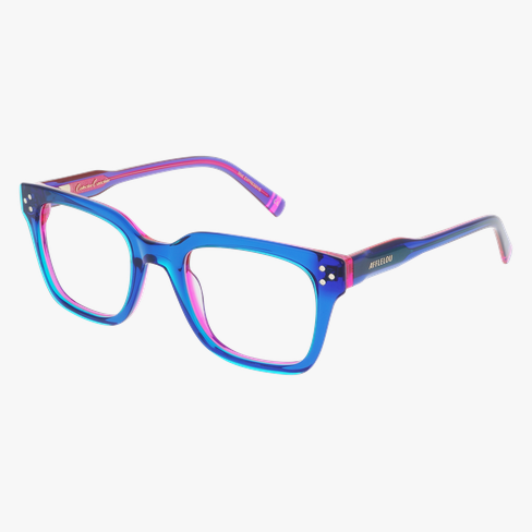 LUNETTES DE VUE femme CARACTÈRES EXPRESSIVE bleu