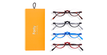 LUNETTES DE VUE COFFRET01 orange - Vue de face
