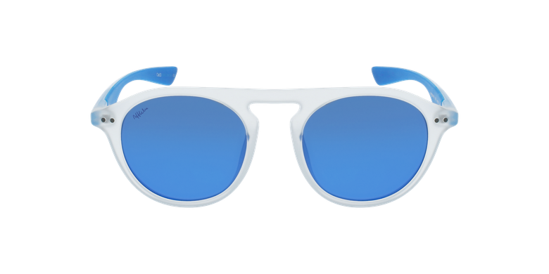 Gafas de sol BORNEO POLARIZED blanco/azulVista de frente Gafas de sol BORNEO POLARIZED blanco/azulVista de frente