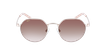 LUNETTES DE SOLEIL BRANES rose - Vue de face