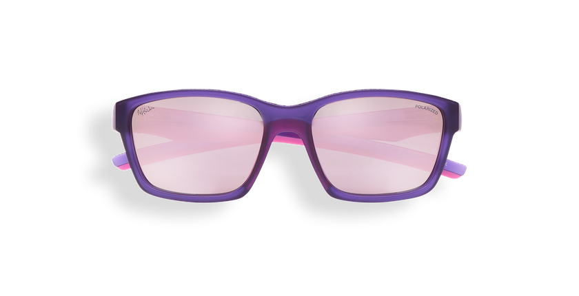 Óculos de sol criança JOE violeta - Vista de frente