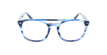 Óculos graduados homem REMY BL (TCHIN-TCHIN +1€) tartaruga/azul - Vista de frente