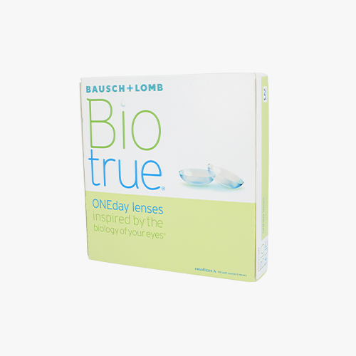 Lentilles de contact BioTrue 1 Day 90L - Vue de face