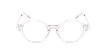 Óculos graduados senhora DAPHNE PK (TCHIN-TCHIN+1€) rosa - Vista de frente