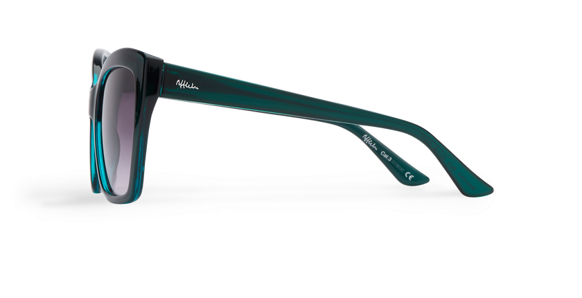 Óculos de sol senhora LEILA (TCHIN-TCHIN +1€) turquesa - Vista lateral