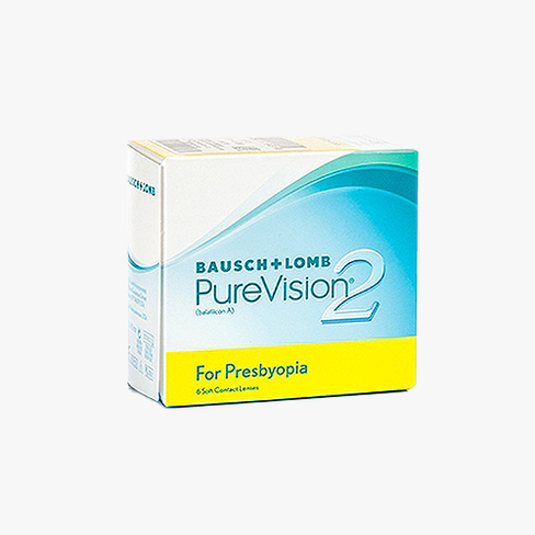 Lentilles de contact PureVision 2 HD for Presbyopia 6 L Vue de face