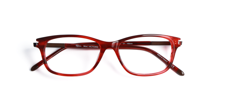 Óculos graduados senhora VICTOIRE vermelho