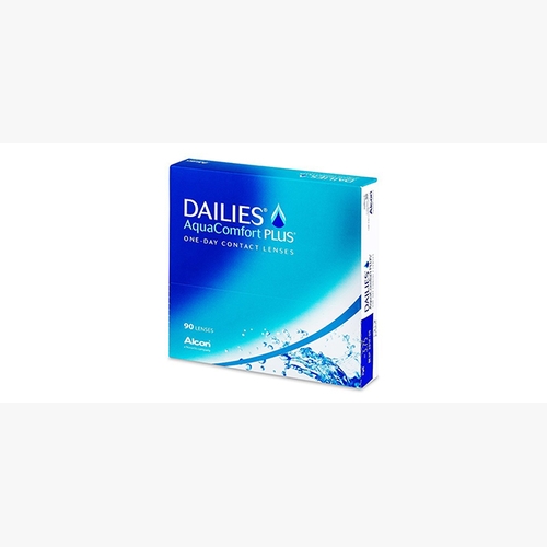 Lentilles de contact Dailies AquaComfort Plus 90L - Vue de face