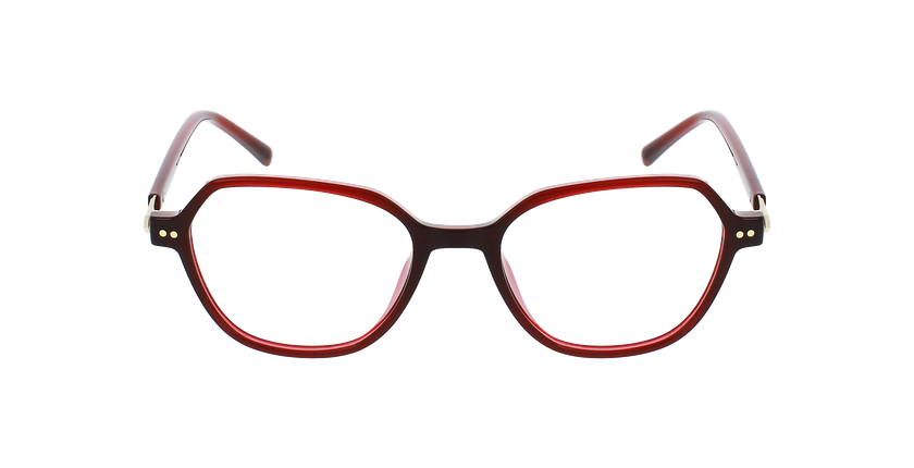 LUNETTES DE VUE femme ARMELLE rouge - Vue de face