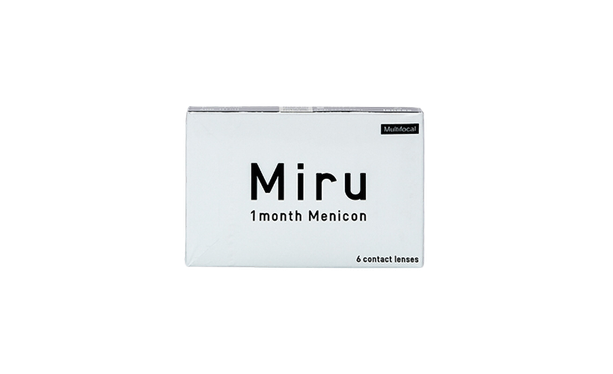 Lentilles de contact Miru 1 month Multifocal 6 L - Vue de face