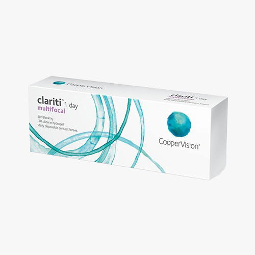 Lentilles de contact Clariti 1-Day Multifocal 30 L - Vue de face
