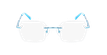 LUNETTES DE VUE femme IDEALE-33 turquoise - Vue de face