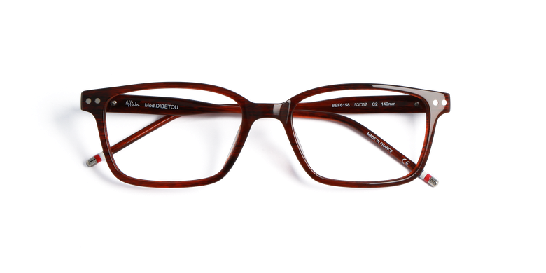 Gafas graduadas hombre DIBETOU marrón Gafas graduadas hombre DIBETOU marrón