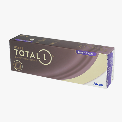 Lentilles de contact Dailies Total 1 Multifocal 30L - Vue de face