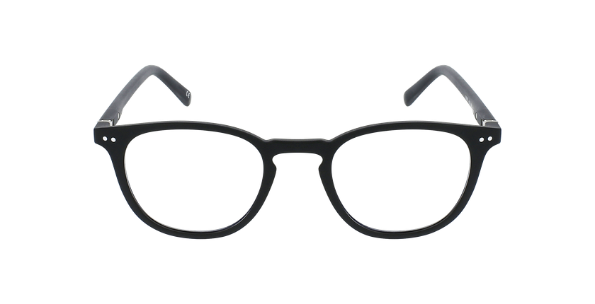 ÓCULOS GRADUADOS FORTY (óculos Leitura, várias grad.) c/ filtro luz azul preto/preto - Vista de frente