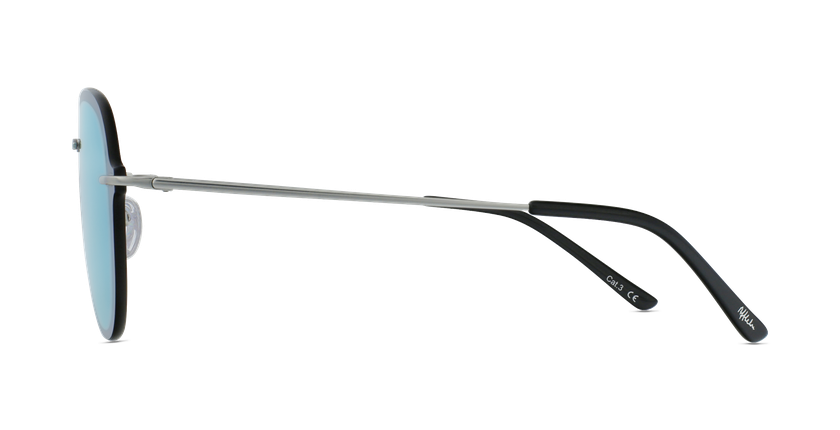 Óculos de sol WAIMEA SLGR prateado/verde - Vista lateral