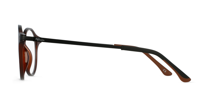 Óculos graduados senhora MAGIC 37 BR BLUEBLOCK - BLOQUEIO LUZ AZUL castanho - Vista lateral