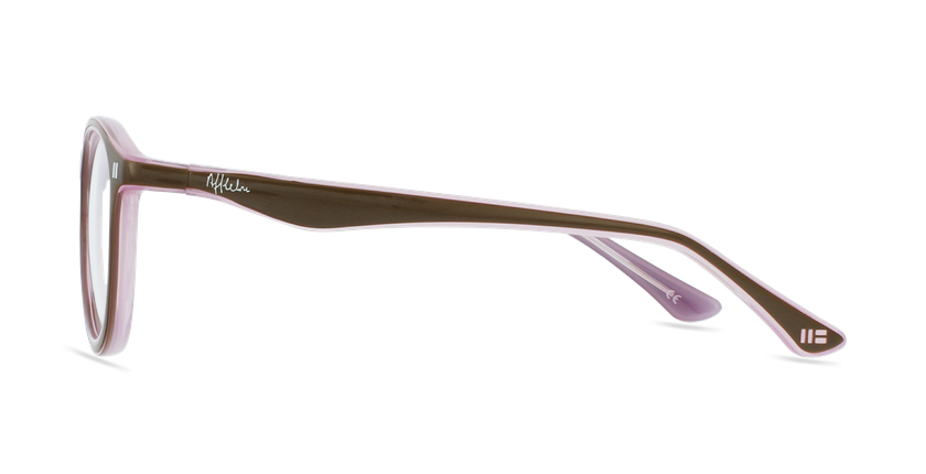 LUNETTES DE VUE enfant REFORM TEENAGER 4 marron/rose - Vue de côté