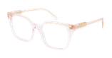 LUNETTES DE VUE femme CARACTERES FIL D'OR EFFRONTEE rose - Vue de face