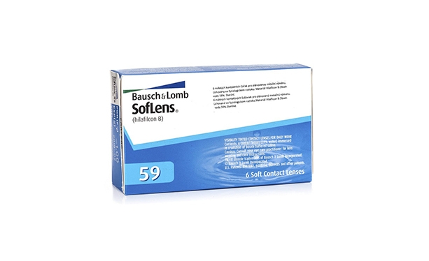 Lentilles de contact SofLens 59 6L - Vue de face