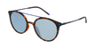 Óculos de sol SAKY POLARIZED TOBL tartaruga/azul - vue de 3/4