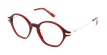 Óculos graduados senhora DAPHNE RD (TCHIN-TCHIN+1€) vermelho - Vista de frente