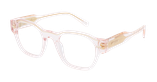 LUNETTES DE VUE CARACTERES FIL D'OR AUTHENTIQUE rose - Vue de face