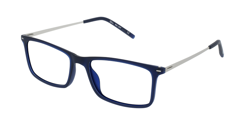 Óculos graduados homem LENY BL (TCHIN-TCHIN +1€) azul/prateado - vue de 3/4