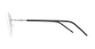 LUNETTES DE VUE femme MAGIC 99 noir/doré - Vue de face