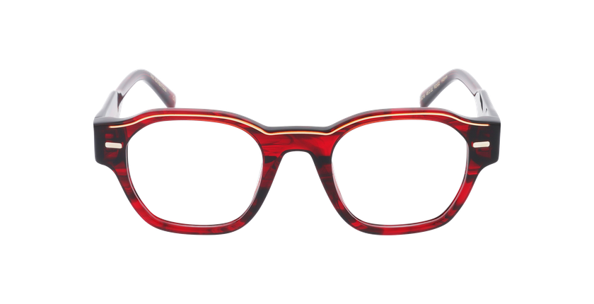 LUNETTES DE VUE AUTHENTIQUE rouge - Vue de face