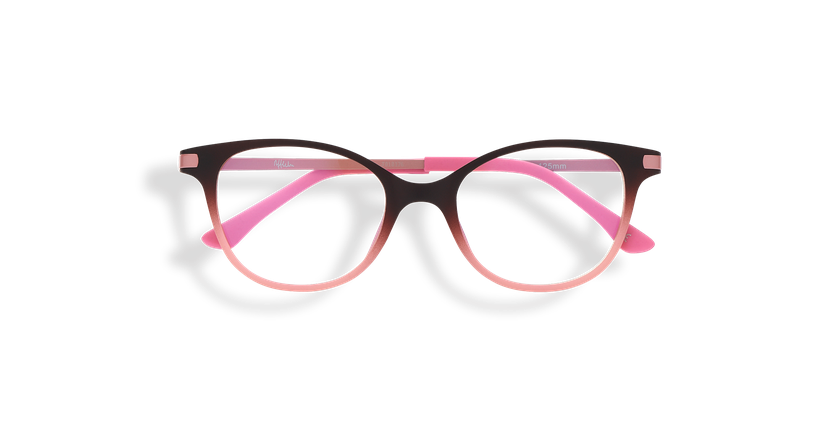 Óculos graduados criança MAGIC 31 PK BLUEBLOCK - BLOQUEIO LUZ AZUL castanho/rosa - Vista de frente