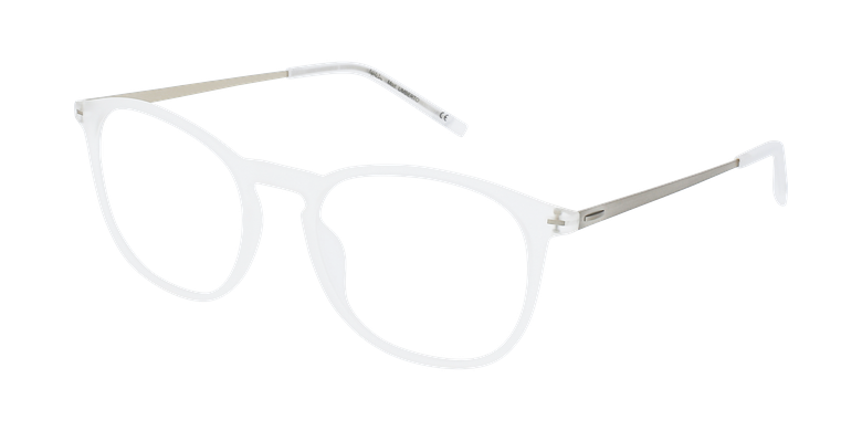Óculos graduados homem UMBERTO CR (TCHIN-TCHIN +1€) branco/prateado
