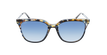 LUNETTES DE SOLEIL femme LUINA écaille/bleu - Vue de face
