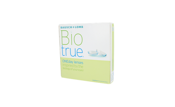 Lentilles de contact BioTrue 1 Day 90 L - Vue de face