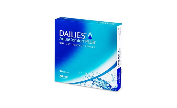 Lentilles de contact Dailies AquaComfort Plus 180L - Vue de face