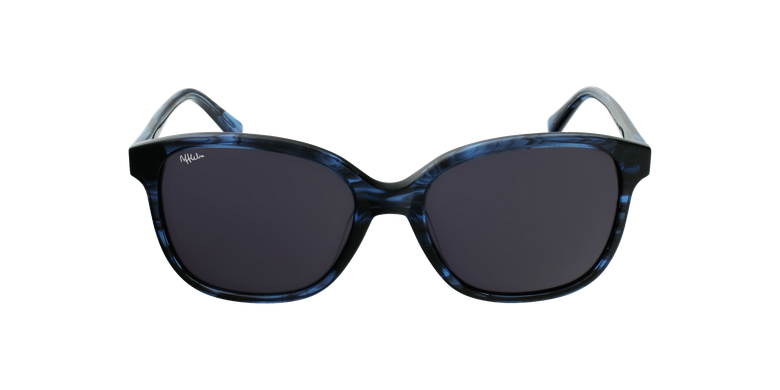 Gafas de sol mujer GLORIA azul/negro vista de frente