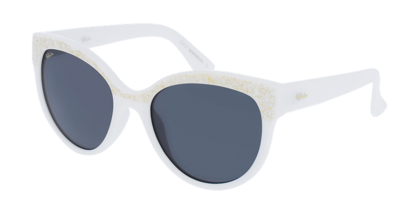 LUNETTES DE SOLEIL enfant LOURDES blanc - Vue de face