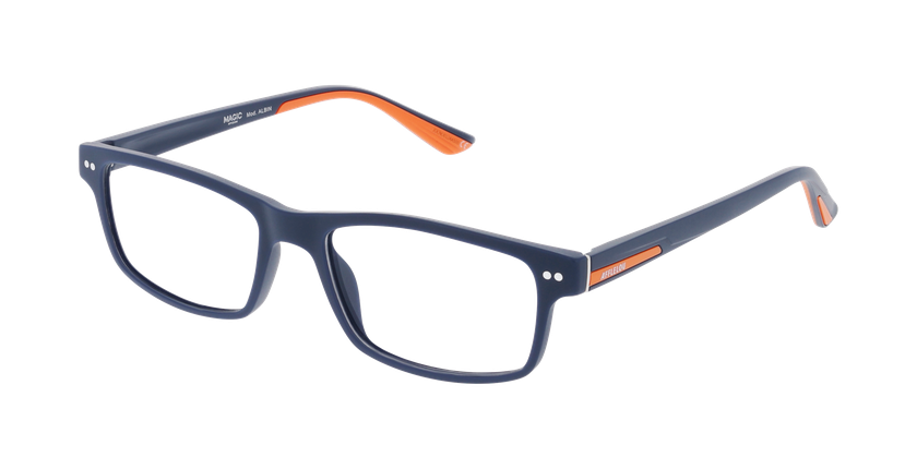 LUNETTES DE VUE homme ALBIN bleu - Vue de face