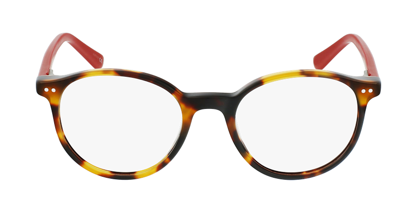 Óculos graduados criança JUDE TORD (TCHIN-TCHIN +1€) tartaruga/vermelho - Vista de frente