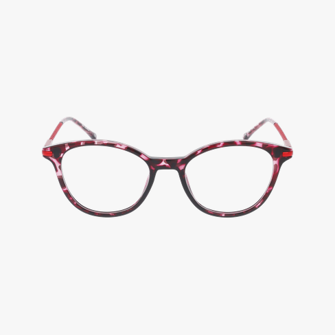 LUNETTES DE VUE femme GEORGIA écaille/rose Vue de face