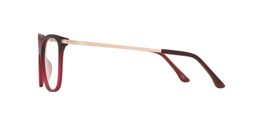 Óculos graduados senhora MAGIC 28 RD BLUEBLOCK - BLOQUEIO LUZ AZUL vermelho - Vista lateral