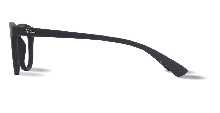 Óculos graduados MOD01P preto - Vista lateral