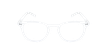 LUNETTES DE VUE FORTY anti lumière bleue Blanche blanc - Vue de face